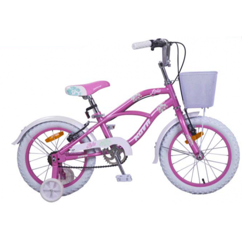 Bicicleta niña r 16 kova jazz rosa perlado o violeta