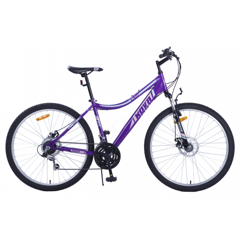 Bicicleta dama r 27,5 kova alpes violeta cromo -freno disco