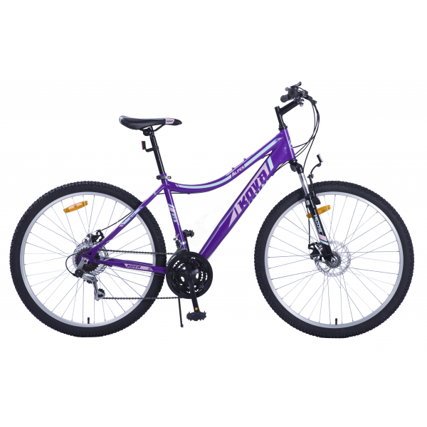 BICICLETA DAMA R 27,5 Kova Alpes Violeta Cromo -Freno Disco