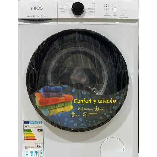 Lavarropas carga frontal Nics 6 k