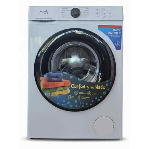 Lavarropas FRONTAL 10,5kg  NICS Blanco LAV-10,5KG