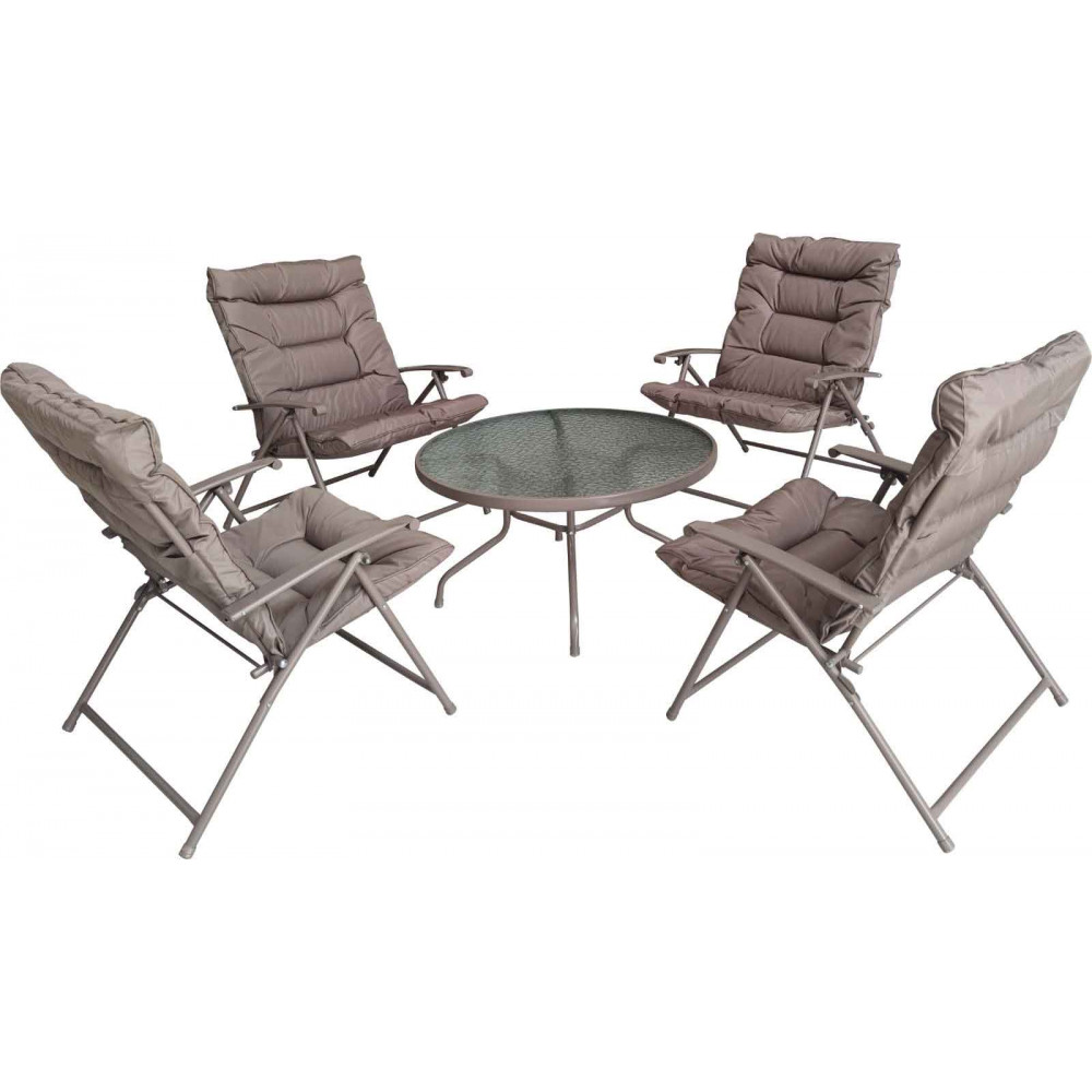 Juego de patio sao paulo mesay 4 silla almohadon 1536346