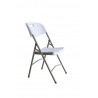 Silla plegable polipropileno blanca