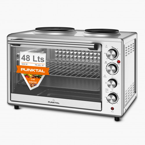 Horno electrico punktal 48l 2 discos 3378 pk-48 lix