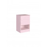 MESA DE LUZ 2 CAJ AURORA COLOR BLUSH 42 X 65 CM
