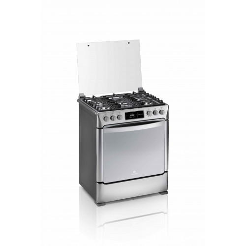 Cocina 4h supergas indurama bilbao acero grill electrico 50cm