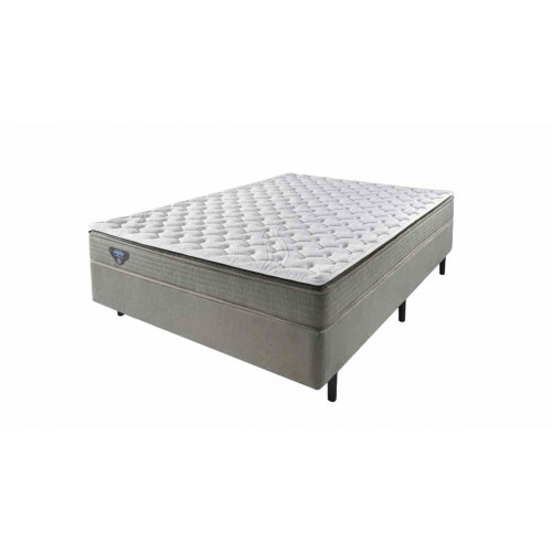 Set colchon+box espuma plaza y media padua d45 pillow 120 188 20