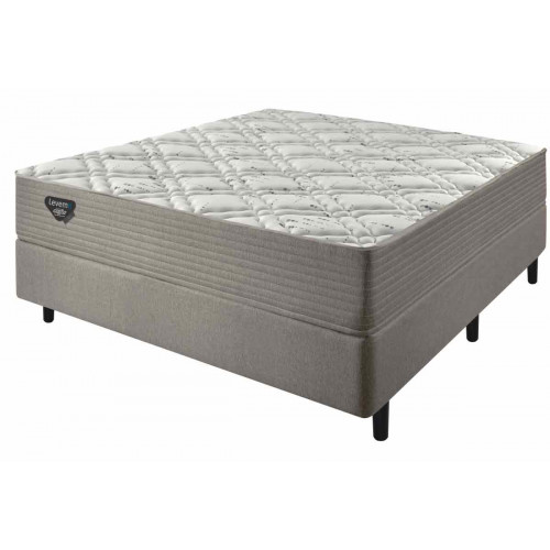 Set resortes eos 138x188x23 sistema no flip no requiere dar vuelta el colchón para 120 kg por persona