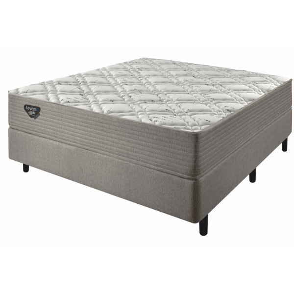 Set resortes eos 138x188x23 sistema no flip no requiere dar vuelta el colchón para 120 kg por persona