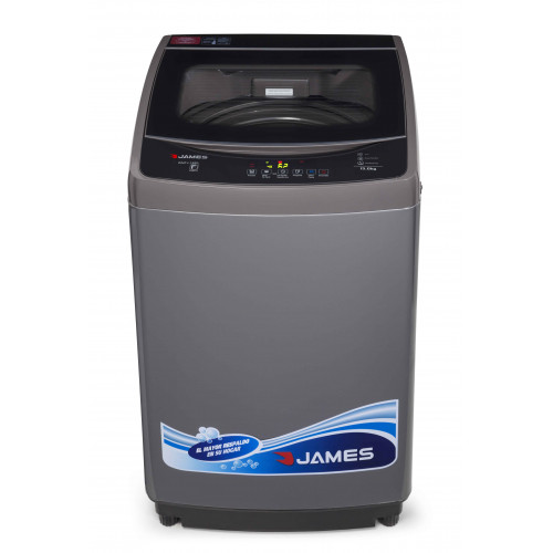 Lavarropas carga superior con centrif. 700 rpm james wmt 1580 15kg gris entrada para agua caliente
