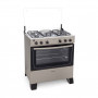 Cocina a gas james 5 hornallas c-150b titanium ● termocupla de seguridad● mesada inoxidable ● quemador central mega llama