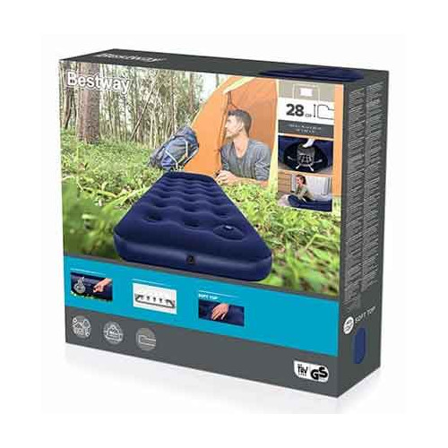 COLCHON INFLABLE 1 PLAZA 67223 ALMOHADA E INFLADOR INCORPORADO