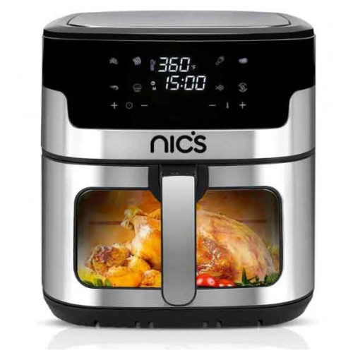 FREIDORA SIN ACEITE NICS 10 LTS DIGITAL 1800 W EV-MH1011DS PROTECCION DE CALENTAMIENTO