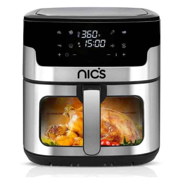 FREIDORA SIN ACEITE NICS 10 LTS DIGITAL 1800 W EV-MH1011DS PROTECCION DE CALENTAMIENTO
