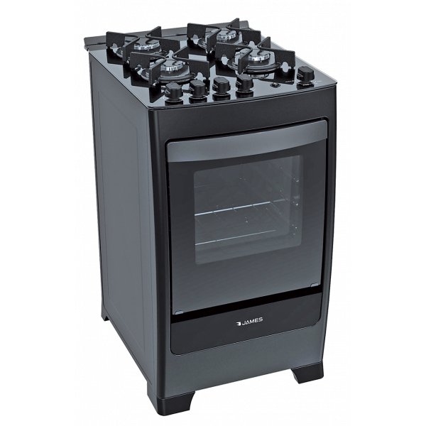 COCINA JAMES C-700V BLANCO MESADA DE VIDRIO NEGRO