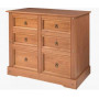 Comoda 6 cajones linea mexicana caramelo CH9172/6C