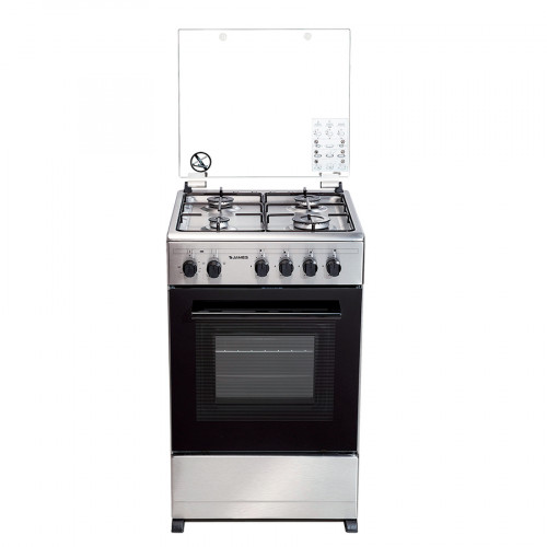 Cocina combinada james 4 horn c-555 tks inox frente acero inoxidable ● horno de 4 funciones