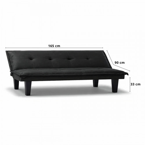 Sofa cama negro 45881