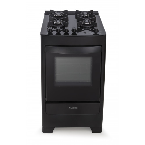 COCINA JAMES C-700V BLANCO MESADA DE VIDRIO NEGRO