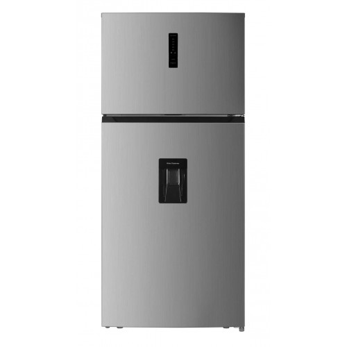 Heladera 480l inverter nics inox fc2-64  con dispensador frio seco 2 puertas