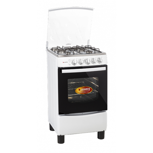 COCINA JAMES C-650 MB BLANCO A GAS CON GRILL ELECTRICO