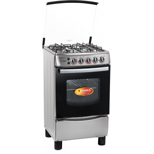Cocina james c-655 mi totalmente acero a gas con grill electrico