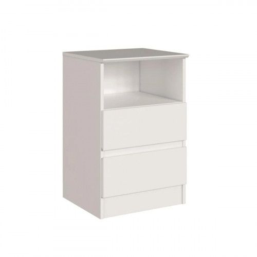 Mesa de luz 2 cajones aurora 5080b blanco