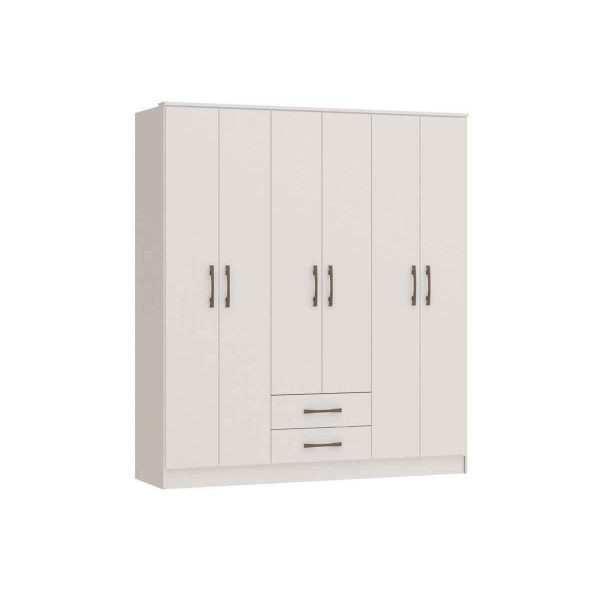 ROPERO 6 PTAS ROCHA MUCHOS ESTANTES 161 X 182 CM