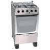 Cocina combinada james c-205 b inox frente acero
