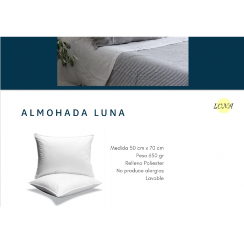 Almohada luna relleno simil pluma