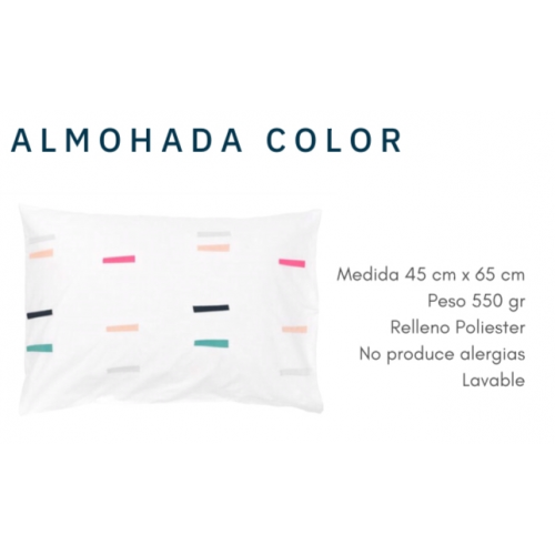 ALMOHADA LUNA FUNDA COLOR ECONOMICA