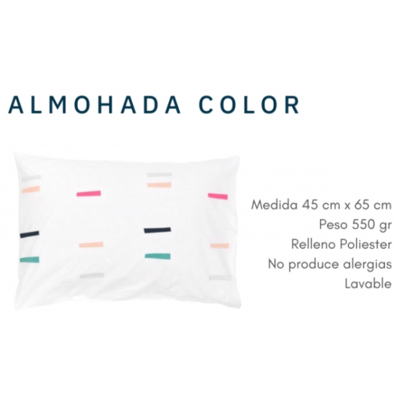 ALMOHADA LUNA FUNDA COLOR ECONOMICA