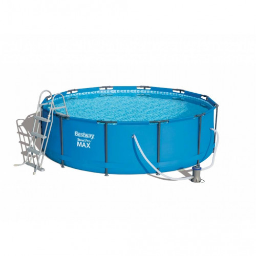 Piscina estructural stell max pro redonda 9150 lts bestway