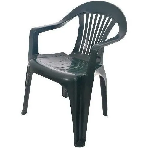 SILLA RESINA ARPA REFORZADA BLANCA CON Apoya Brazos