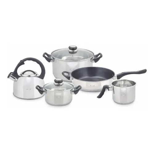 Bateria de cocina  cuori padua 7 pieza acero