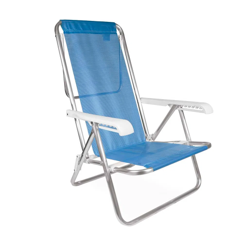 Silla mor 8 pos aluminio 2267 sannet azul