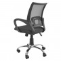 Silla escritorio mesh negra sst-4005 con ruedas