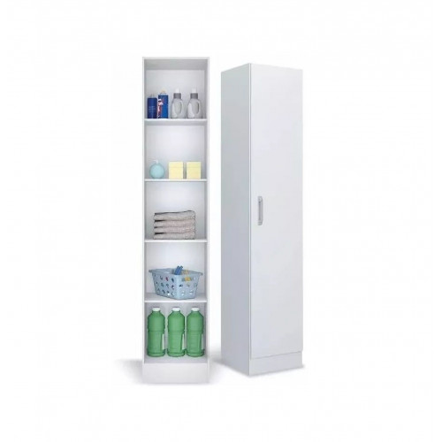 MUEBLE MULTIUSO PANELERO 1 PTA 802-01 BLANCO MED.: 0,39x1,82x0,37 m