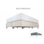 Ser sommier resortes pocket foam poliflex queen