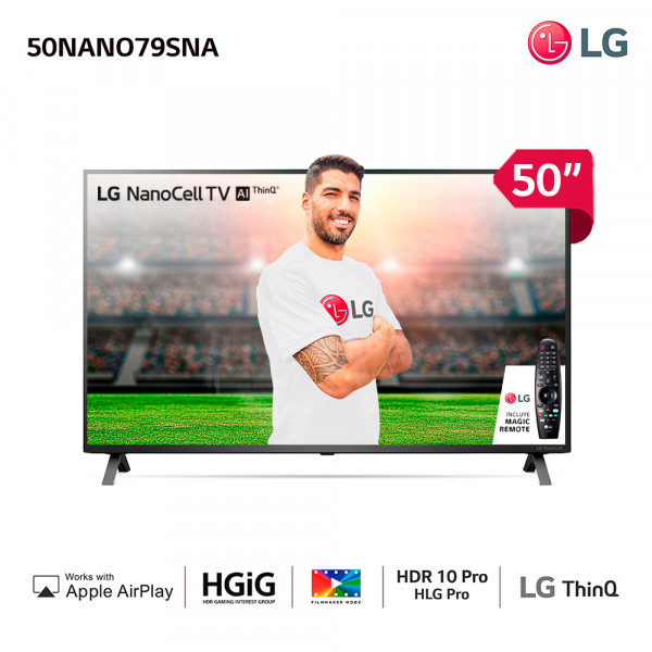 TV led smart 50 4k lg 50nano79sna nanocell
