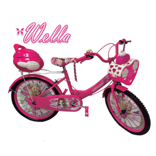 BICICLETA NIÑA R 16 LOLI ANIMALES ASIENTITO NIGABIKE