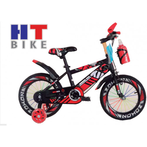 Bici nino r 14 ht con botella rojo nigamar