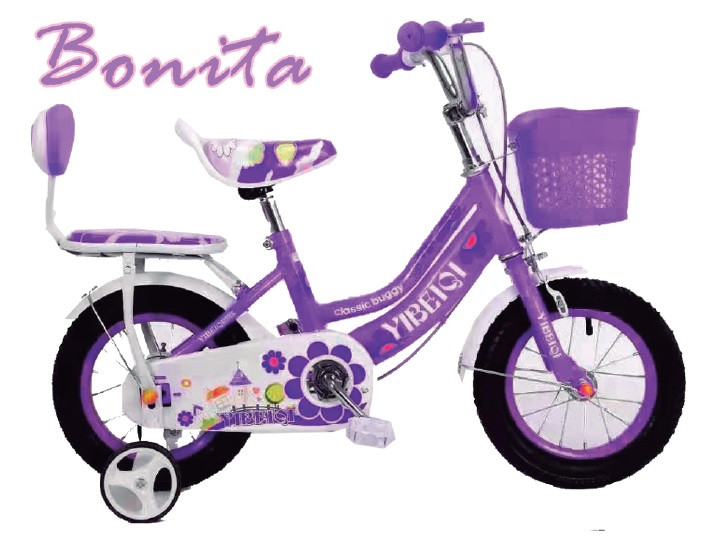 Bicicleta ni a r 16 bonita con canasto nigabike La Asturiana