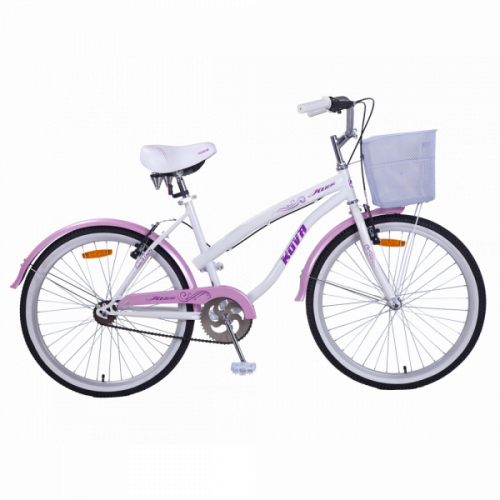 Bicicleta dama r 24 kova jazz blanco perlado