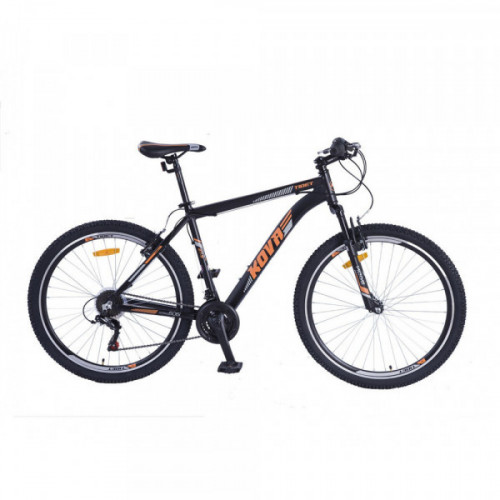 Bicicleta hombre r 27.5 kova tibet freno v-brake negro mate/naranja talle m y l