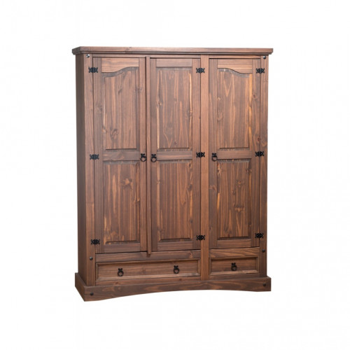 ROPERO 3 PUERTAS 2 CAJONES PINO ELLIOTIS 093/810 195altx1524 larg