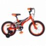 Bicicleta niño r 16 kova obi naranja neon