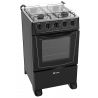 Cocina combinada thompson cth 1500 negr● 4 h gas y horno electrico