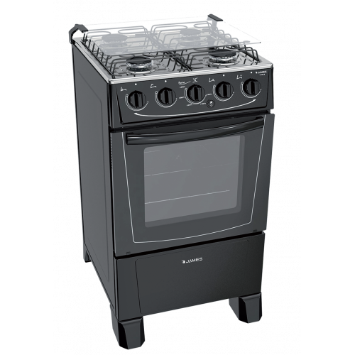 COCINA A GAS 4 HORN C-105B BLANCO ● Termocupla de Seguridad ● Mesada Inox ● Encendido electrónico total