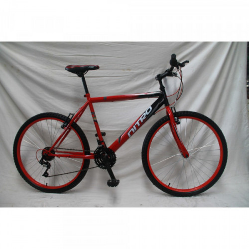 Bicicleta hombre r 26 fracter verde y negr nitro